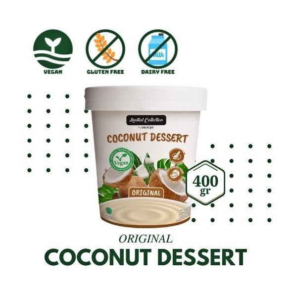 

Delicyo Vegan Coconut Yogurt / Yogurt Kelapa Vegan Original Sweet