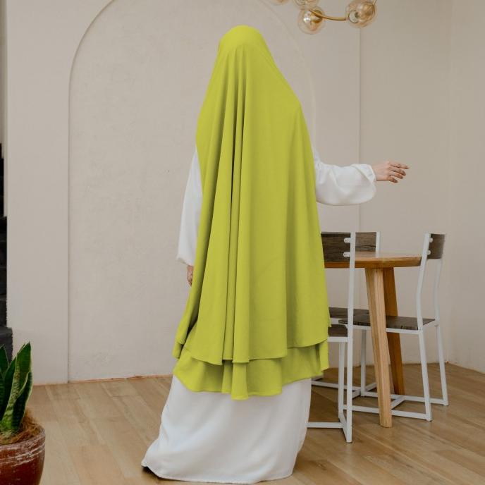 JILBAB HIJAB KHIMAR SYARI BOLONG LENGAN HIKMAH CERUTY BABYDOLL