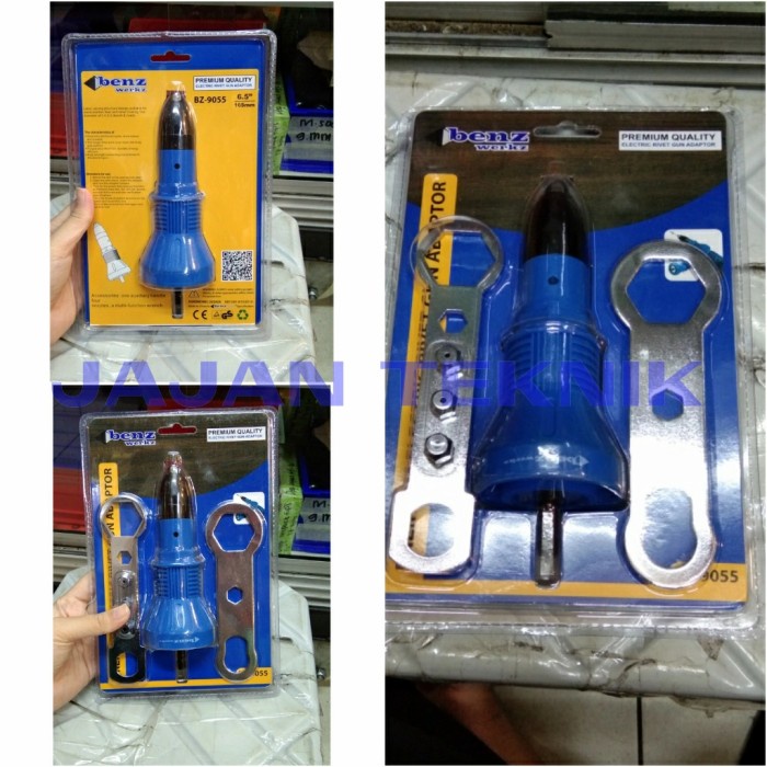 Benz Adaptor Rivet Gun / Tang Rivet Mesin Bor