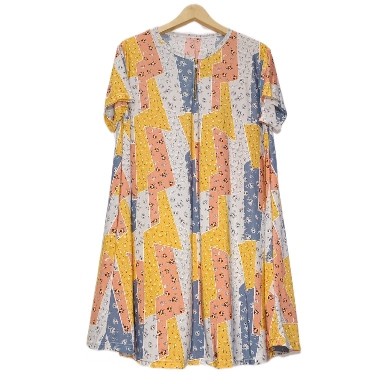 Dress Jersey super jumbo daster mayung ld 130- 160