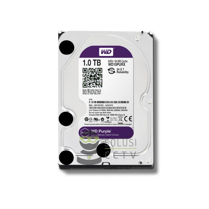 Hdd Sata Seagate/Wdc 1Tb Baru