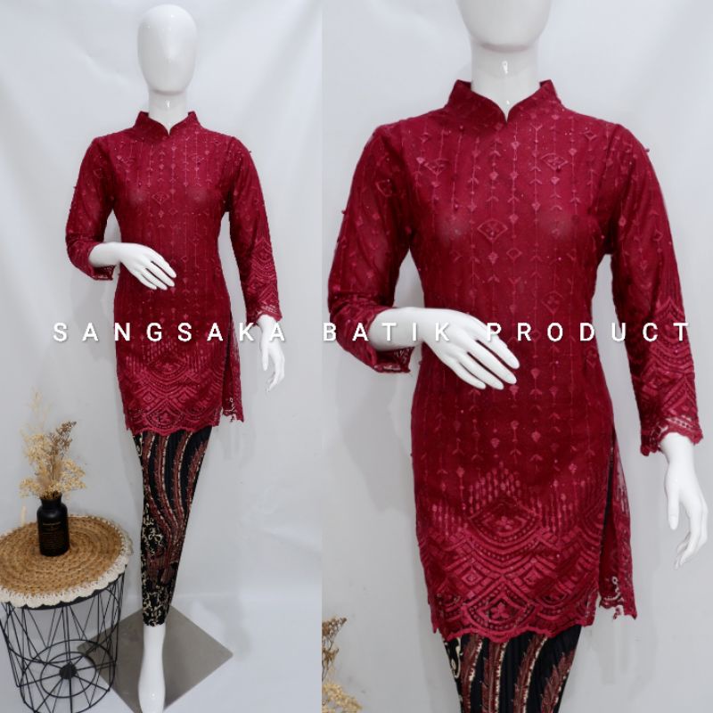 Kebaya Tunik / Tunik Brokat / Kebaya Modern / Kebaya tile / Kebaya Favorite / Batik Couple