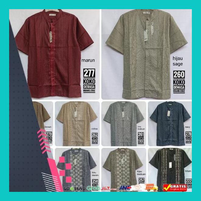 Big Sale  B Kemeja Koko Dewasa Cole Nevada Details Murah Banget 