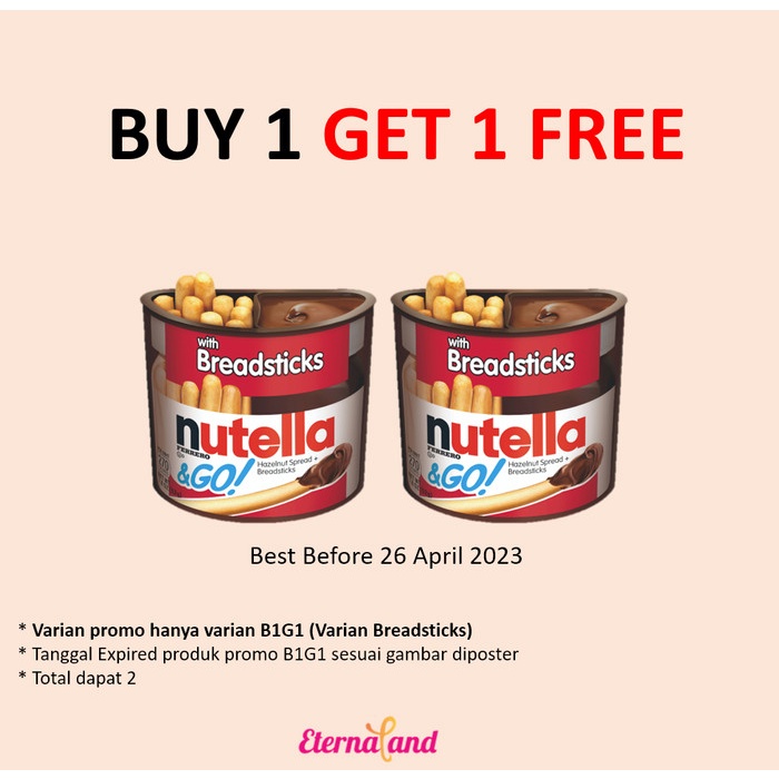 

Nutella & Go Breadsticks Tawaran Spesial