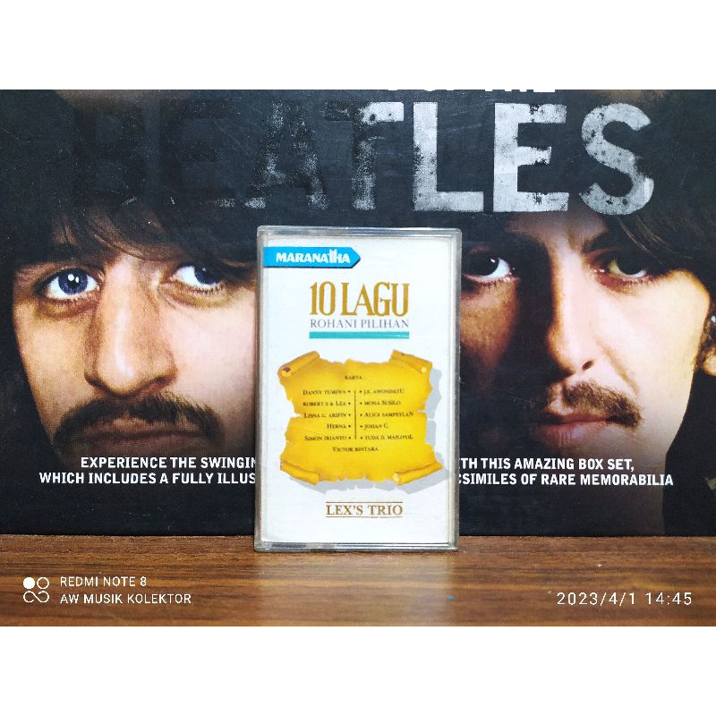 Kaset Pita : 10 LAGU ROHANI PILIHAN - LEX'S TRIO.