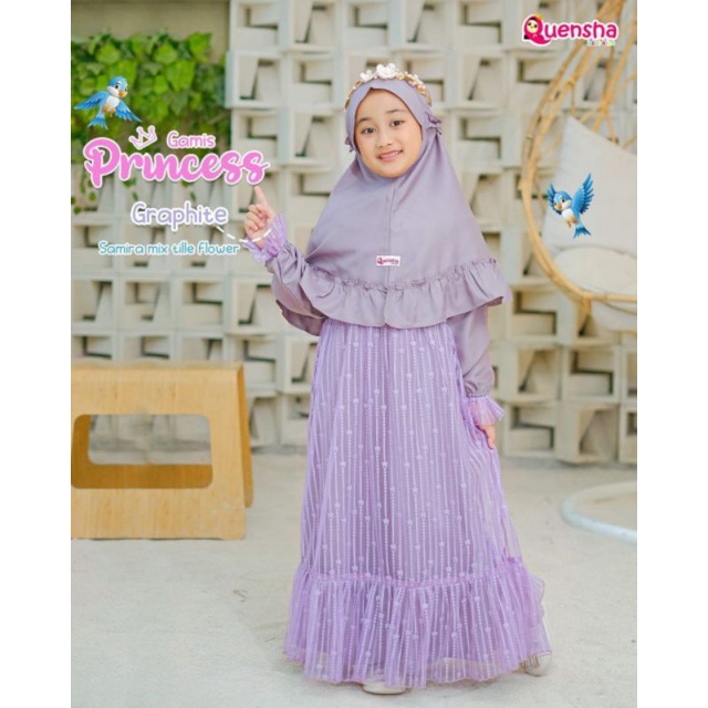 GAMIS ANAK SET KHIMAR KUALITAS BAGUS QUENSHA, MYZTA, BISERKA, RAINA, KYANA