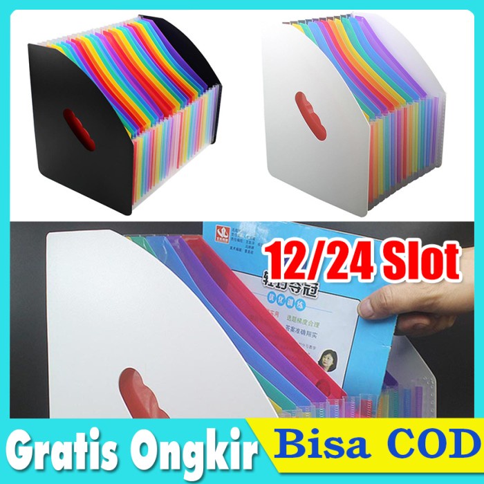 

Terlaris 13 Sekat Box File Folder A4 Dokumen Map Bag Expanding Meja