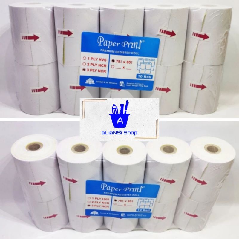 

Kertas Strook HVS Uk. 75 x 65 (3 PLY NCR) - merk PAPERPRYNS