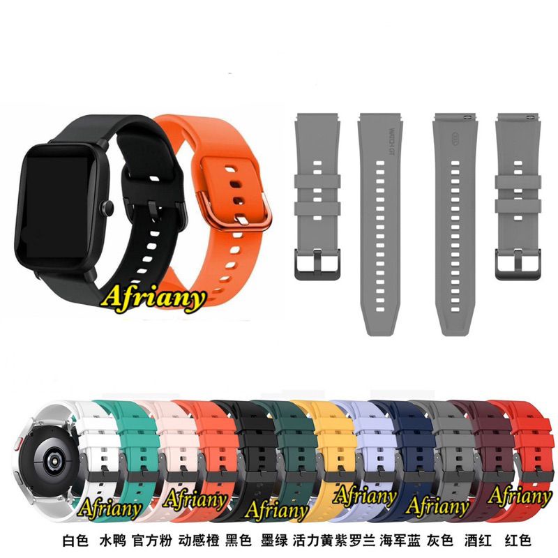 Strap Lenovo Watch S2 / Watch S2 Pro Rubber Tali Jam Tangan