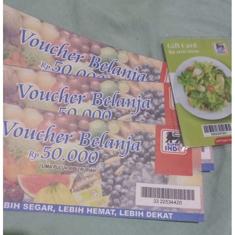 Voucher superindo gift card