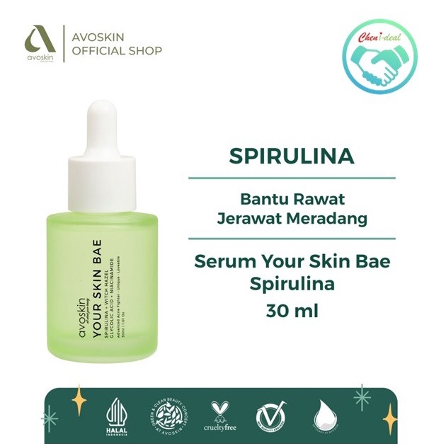 Avoskin Your Skin Bae Spirulina - Untuk Kulit Berjerawat
