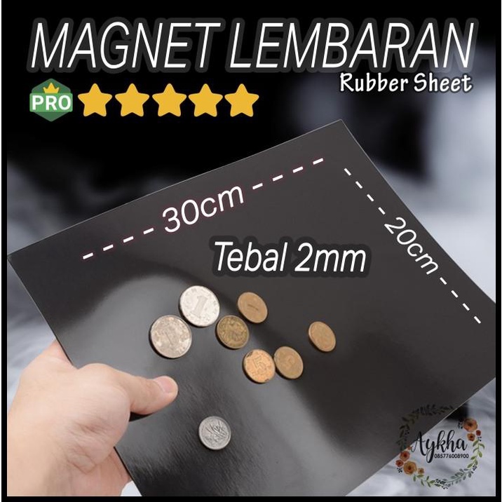 

DISKON MAGNET LEMBARAN KARET UKURAN HVS A4 30CM X 20CM TEBAL 2MM !!!!!!
