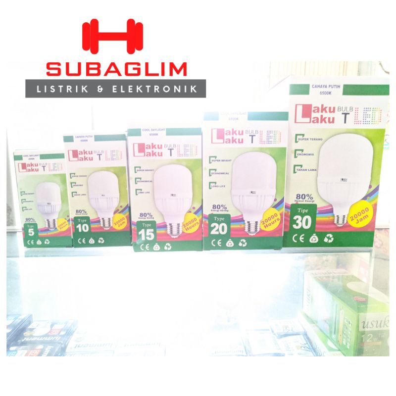 Lampu Led Lakulaku Murah Irit Type 5 10 15 20 30