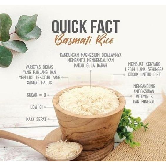 

Beras Basmati Rice Syifa 1kg - Beras Basmati Syifa 1kg (100% ORGANIC) suk12
