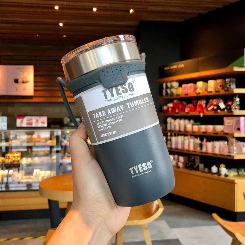 TYESO Botol Minum Mug Tumbler Thermos Stainless Steel 550 ml S-8726