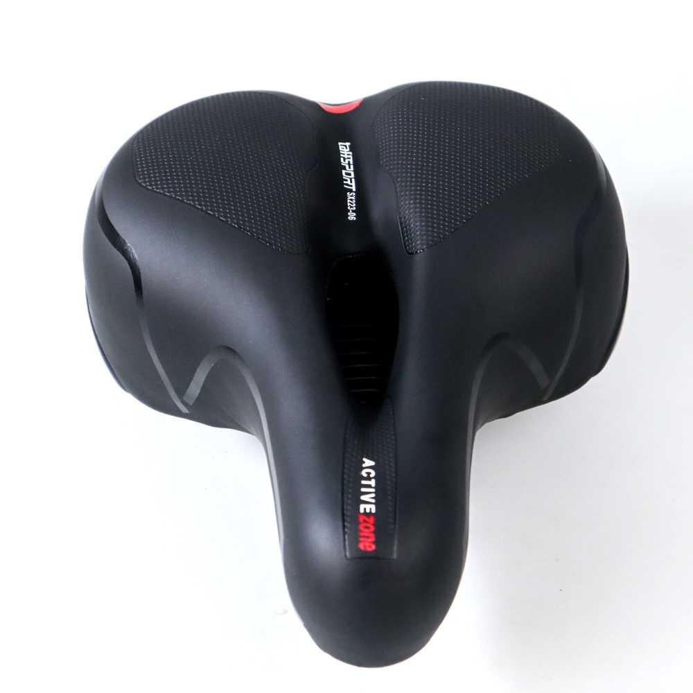 TaffSPORT Sadel Sepeda Mountain Bike Saddle Leather X223-06