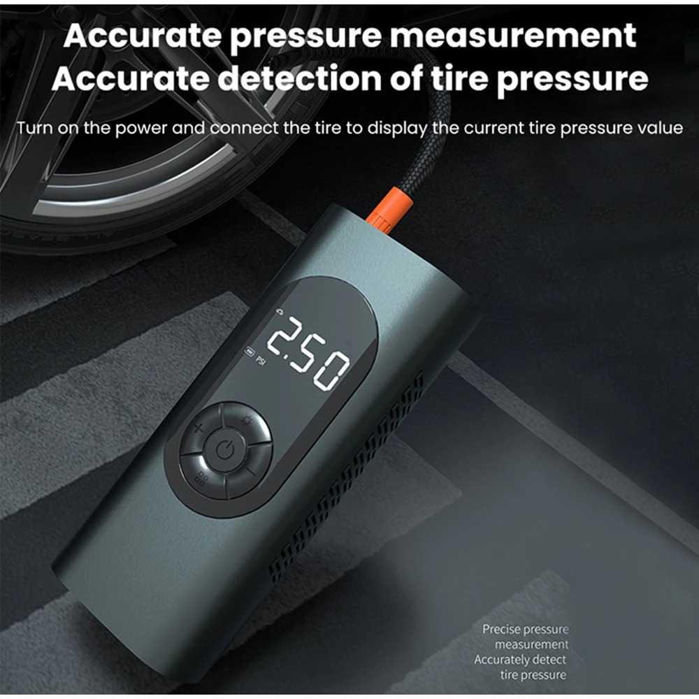 ZUIDID Pompa Ban Elektrik Wireless Tire Inflator with Display 4000mAh TJ-8266