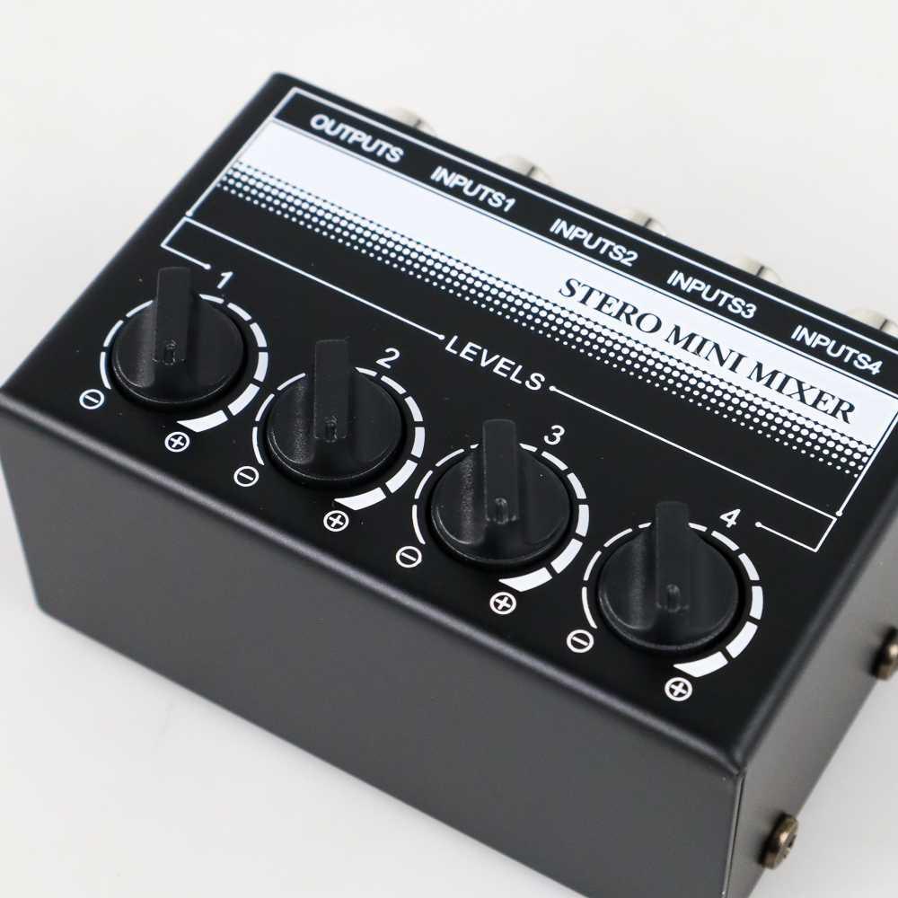 STERO Professional Ultra-Compact Mini Mixer Amplifier 4 Channel X400