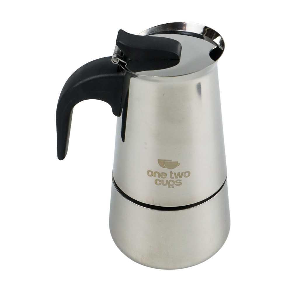 One Two Cups Espresso Coffee Maker Moka Pot Teko Stovetop Filter - Z21