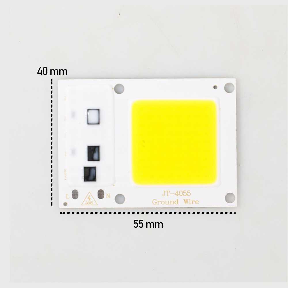 Arcomm Chip LED Lampu COB Floodlight Spotlight Cool White 220V 20W -22