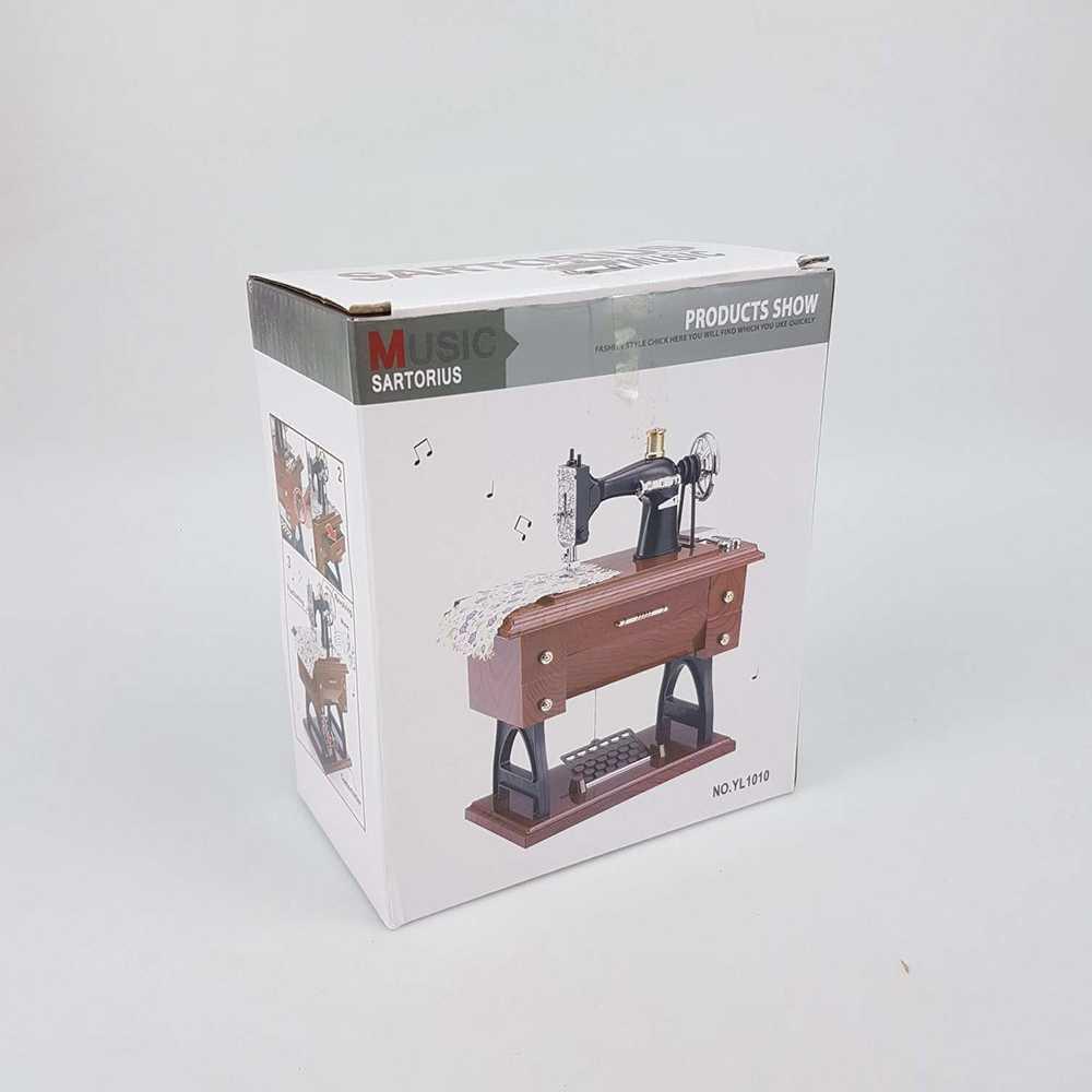 SARTORIUS Musical Box Kotak Musik Bentuk Miniatur Mesin Jahit - YL1010