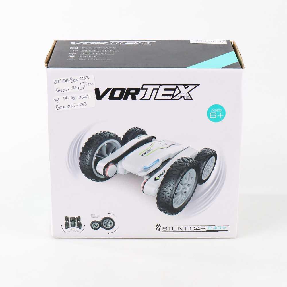 Vortex Remote Control Stunt Car LED 360 Degree Flip 4WD 2.4G - 898A