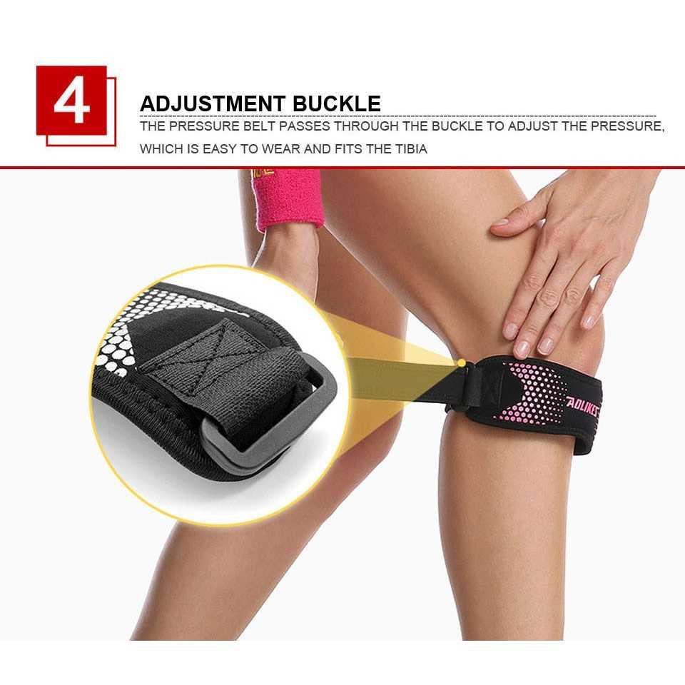 AOLIKES Pelindung Lutut Olahraga Knee Pad Support Brace Wrap A-7921 Sepeda Anak Bola Sepatu Roda Deker Lutut Futsal Basket Kneepad Futsal Pelindung Lutut Deker Lutut Volly Pelindung Lutut Bayi Pelindung Lutut Futsal Basketball Speda Anak Kneepad Basket De