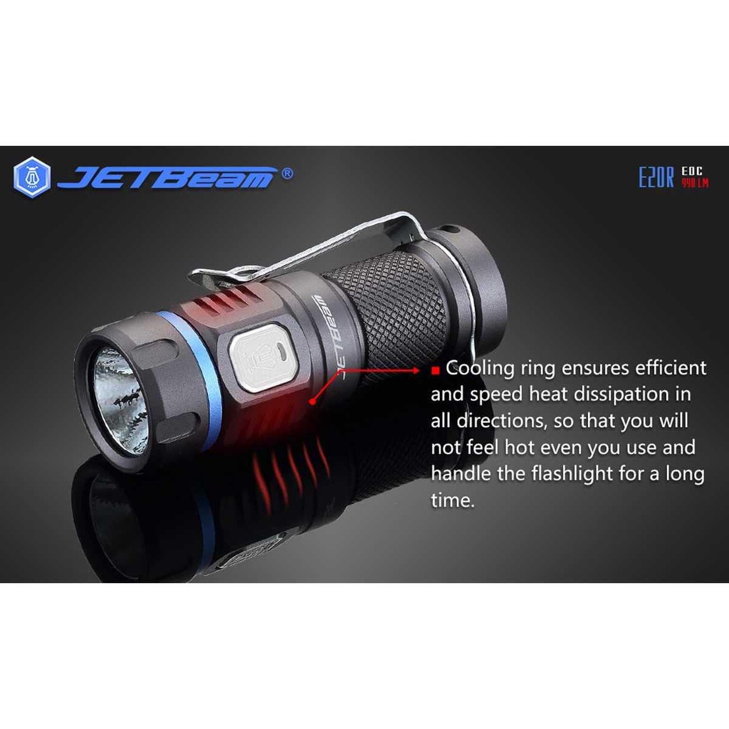 JETBeam Senter LED Luminus SST40 990 Lumens E20R Npk Profesional Npk Profesional Peralatan Rumah Tangga Murah Peralatan Rumah Tangga Murah Hiasan Rumah Aesthetic Hiasan Rumah Aesthetic Rumah Sikring Rumah Sikring Tas Profesional Tas Profesional Sepatu Pro