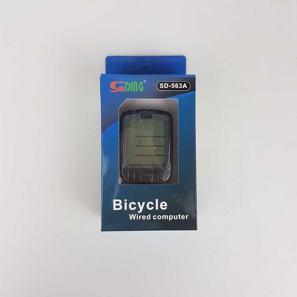 SunDING Speedometer Sepeda Backlight LCD - SD-563A