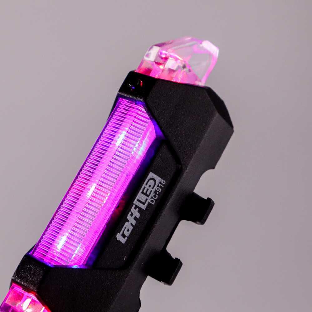 TaffLED Lampu Belakang Sepeda USB Rechargeable Lamp - DC-918