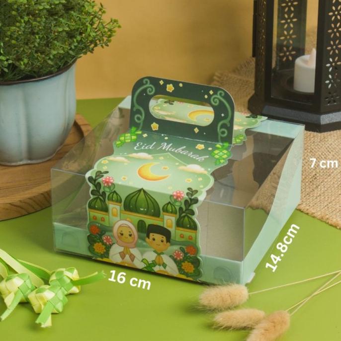 

Hampers Box Hampers Nastar Mika Muat 2/3 Toples Kue 350Gr Dus Handle Lebaran 10 PCS Limited Edition