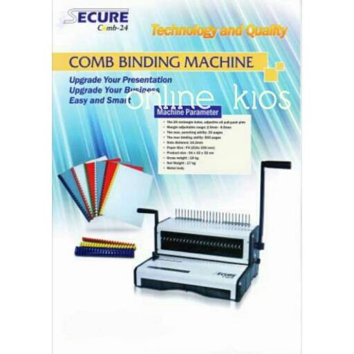 

Alat Jilid SECURE COMB 24 - Mesin Jilid / Binding Com-24