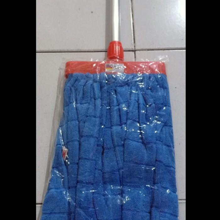 Pel Lantai Handuk Nagata / Pel Kain Microfiber + Gagang ( Murah )