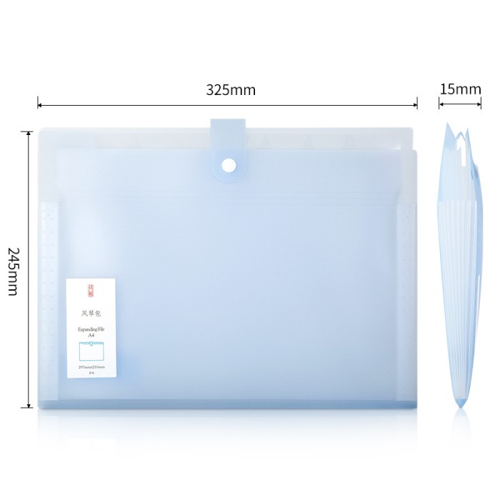 

Deli Expanding File / Map Dokumen Harmonika A4 8 Pembagi Anti Air 5735