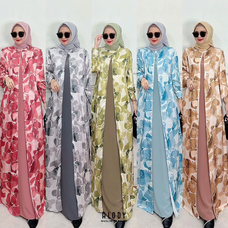 Gamis dress Terbaru Ivory 2 by Alody