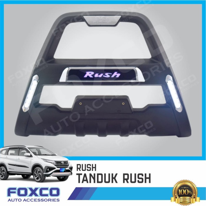 Tanduk depan bumper mobil Rush/Terios lama FOXCO with led drl