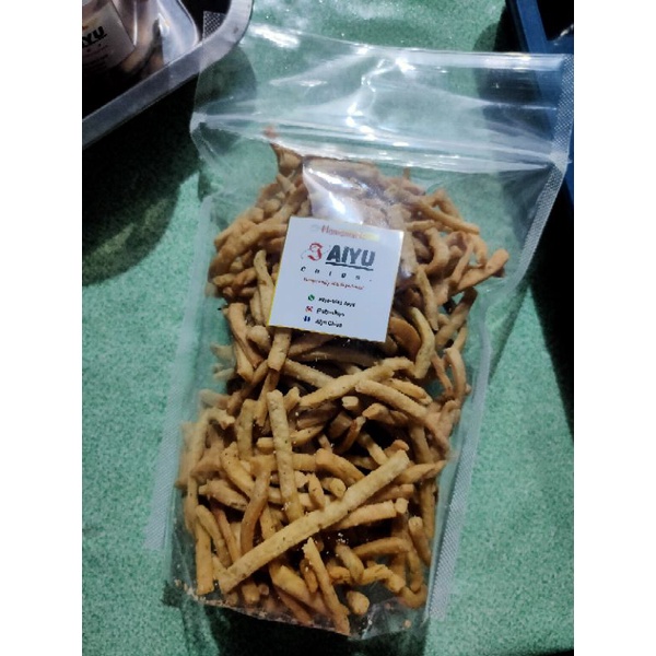 

Aiyu chips - stik kue bawang premium renyah krispi keripik kue bawang 515gr