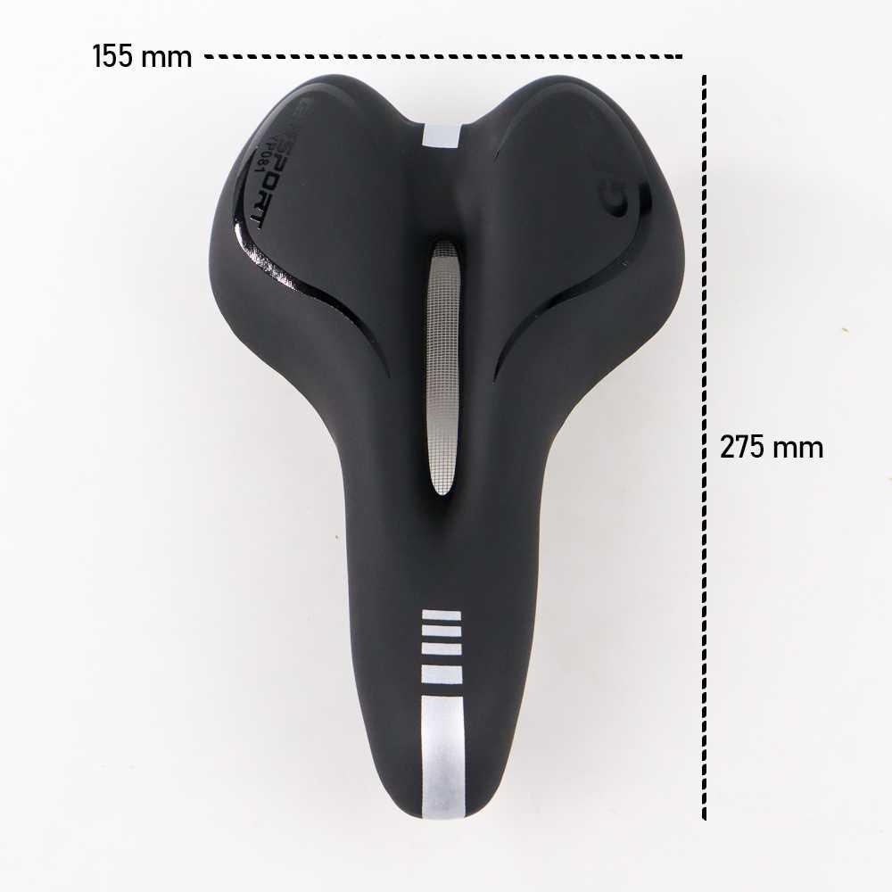 TaffSPORT Jok Sadel Sepeda Bike Saddle Silicone Gel Cushion - YP081