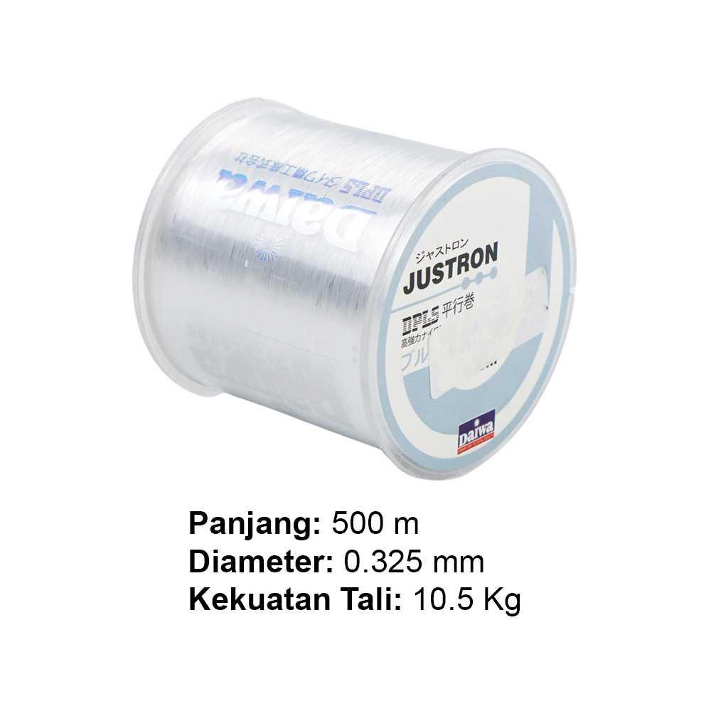 JUSTRON Senar Tali Pancing Nylon Series Braided 500 Meter MR-500M Pancing Senar Pancing Senar Pancing Kuat Dan Anti Keriting Bass Pancing Ikan Senar Pancing Pe Minion Daiwa Lele Senar Pancing Kuat Blood Luar Negri Senar Pancing Water Line Senar Pancing