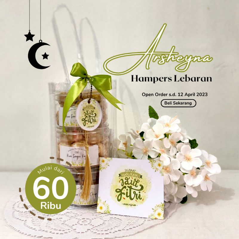 

ARSHEYNA Hampers Lebaran 2023 | Hampers Idul Fitri 2023 | Hampers Murah | Hampers satuan | Parcel Lebaran