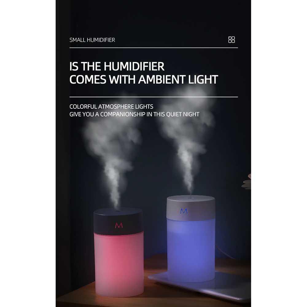 Mini Air Humidifier USB 260ml - A109 Humidifier Diffuser Aromaterapi Difuser Aromatherapy Disfuser Aromaterapi Diffuser Aromatherapy Diffuser Humidifier Bayi Flu Dan Batuk Oil Diffuser Difuser Humidifier Aromaterapi Ruangan Difuser Humidifier