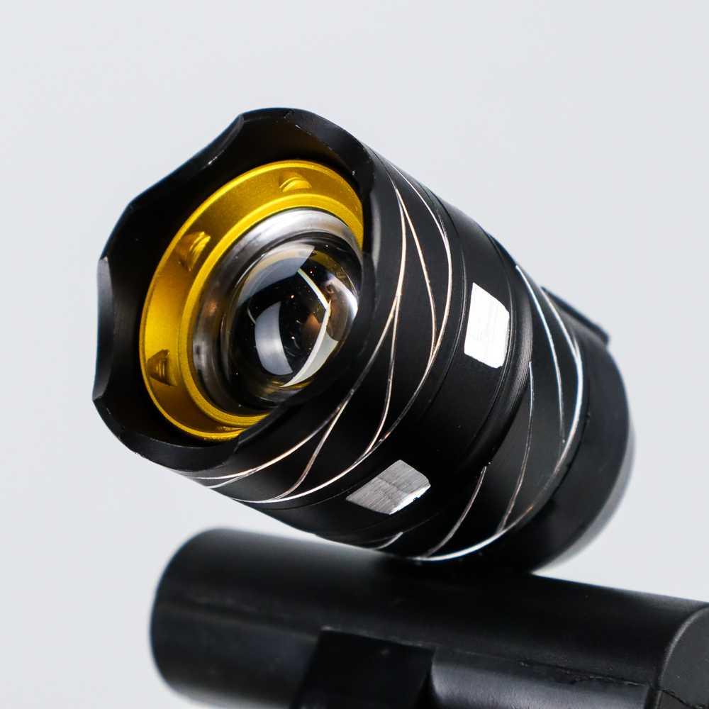 TaffLED Lampu Sepeda LED Chargerable Zoomable Bicycle CREE XML-T6 ZK30