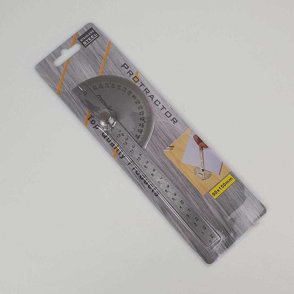 Protractor Penggaris Busur Derajat Measuring 14.5cm 180 Degree R180