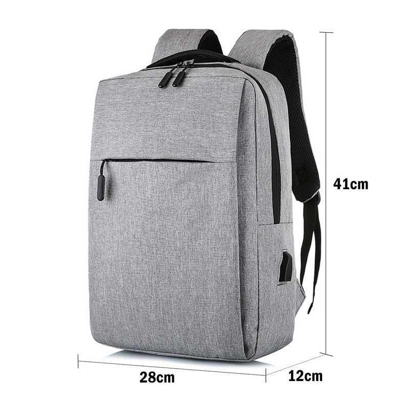 Litthing Tas Laptop Backpack Anti Maling with USB Charger Port 135367