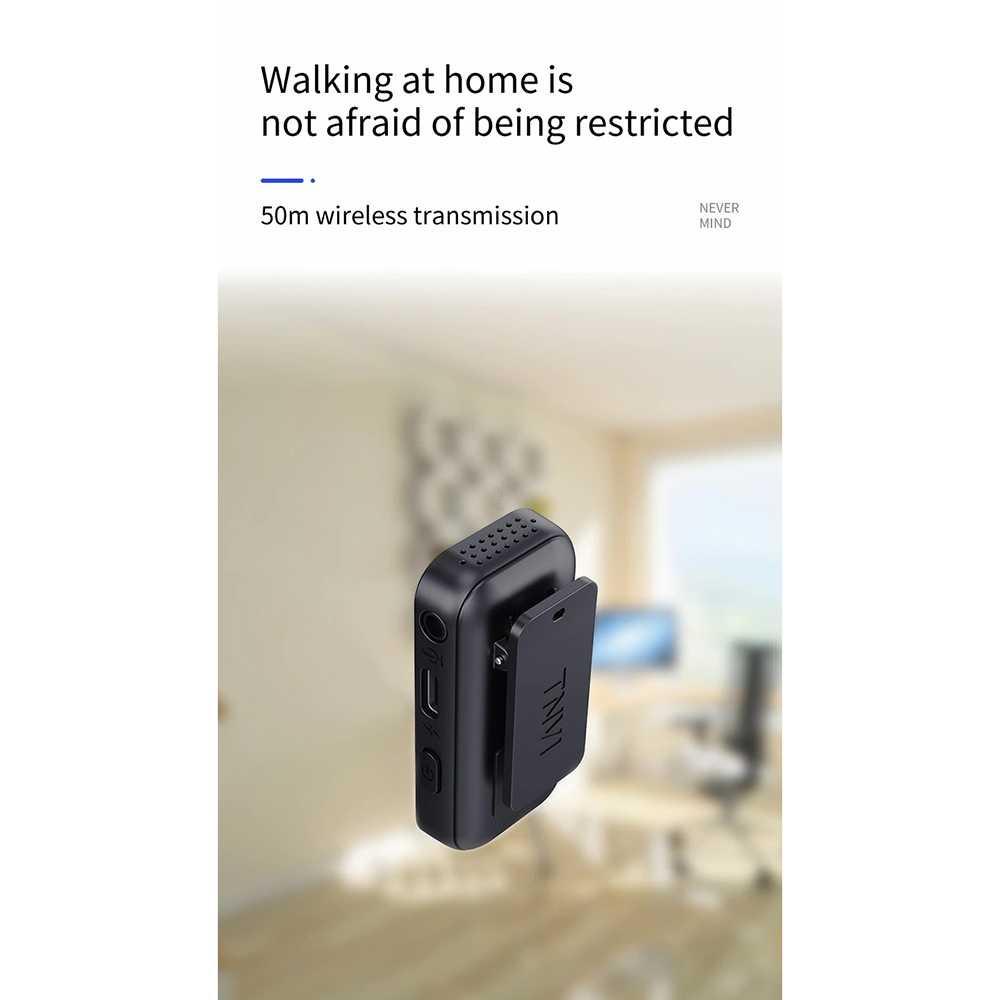 TNVI Mikrofon Lavalier Wireless Lapel Microphone Single Channel 3