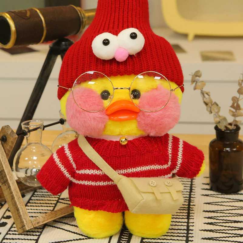 iMetree Boneka LaLafanfan Duck Plush Stuffed Doll Toy 30 cm - IL01
