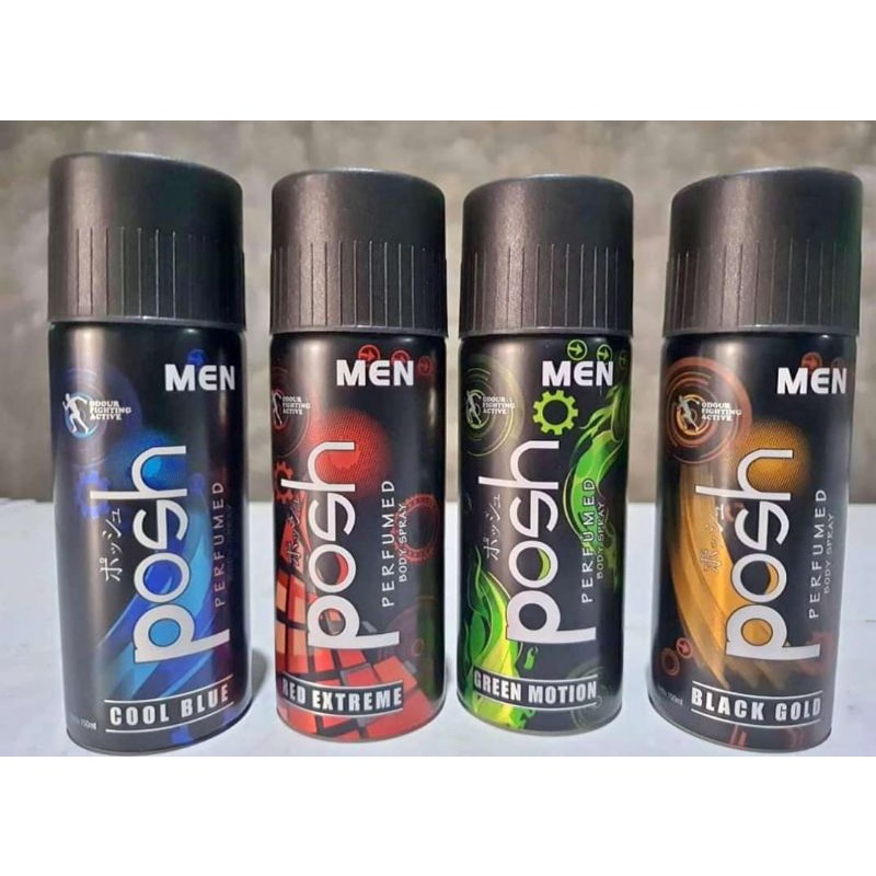 posh men parfume body spray