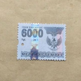 materai 6000 thn 2006 2007 2008 2009