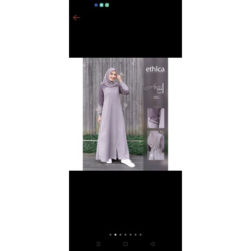 Gamis Ayumi 334 by Ethica Ready Plum size M