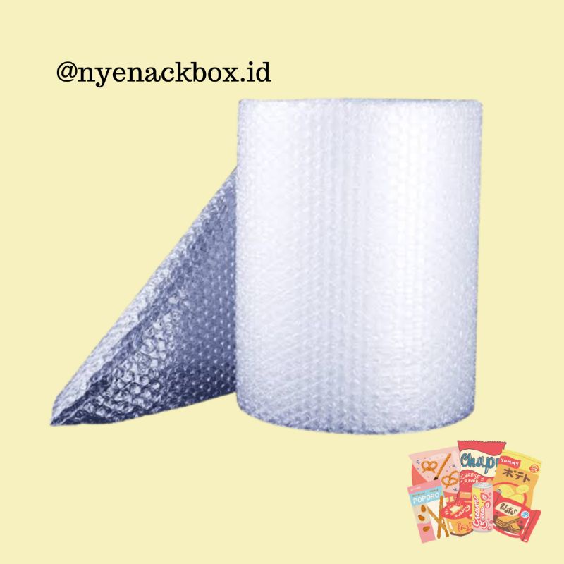

EXTRA BUBBLE WRAP (Tambahan untuk packing luar kota)
